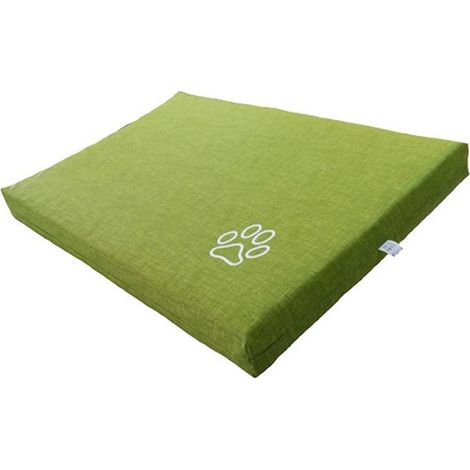 Materassino sfoderabile per animali verde lunghezza 80 cm