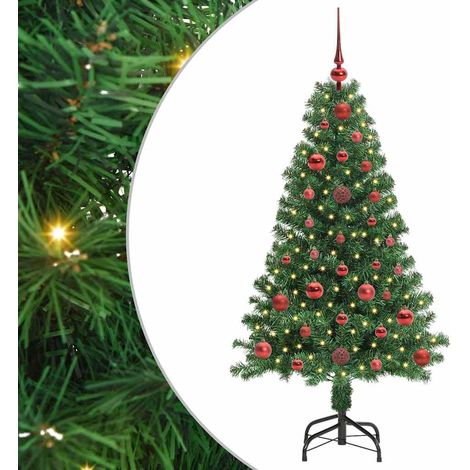 Artificial Christmas Tree with 150 LEDs with Stand Green 120 cm vidaXL