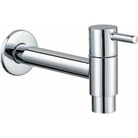 Rubinetto per acqua fredda a parete in ottone, lavello, mocio, rubinetti per lavatrice, rubinetti da giardino, finitura cromata