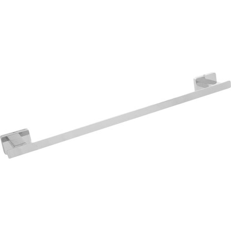 PrimeMatik - Toallero para pared cromado 600x35x55 mm modelo Ever