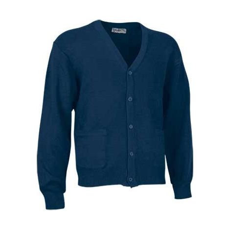 Chaqueta en tejido de punto con botones VALENTO Cardigan S Azul Marino