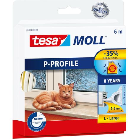 Guarnizione Adesiva tesamoll P‑Profile – Isolamento 2–5 mm, 6 m