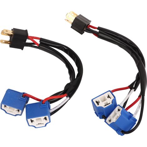 2 Stück H4 9003 Kabelbaum-Buchsen Stecker auf Buchse 2-Wege-Splitter-Kabelbaum für LKW-Pickup-LED-Kabelstecker (1/5)