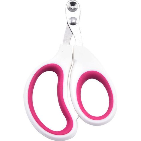 Pratique à Utiliser,COUPE AVEC PRÉCISION, Très bon coupe griffes pour les chats,Simple à Utiliser pour un Novice-Rose rouge (1/5)