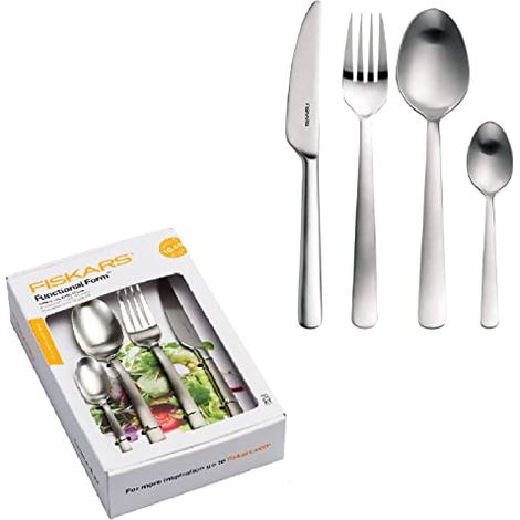 Fiskars Set di Posate Acciaio Inossidabile 16 pezzi (1/4)