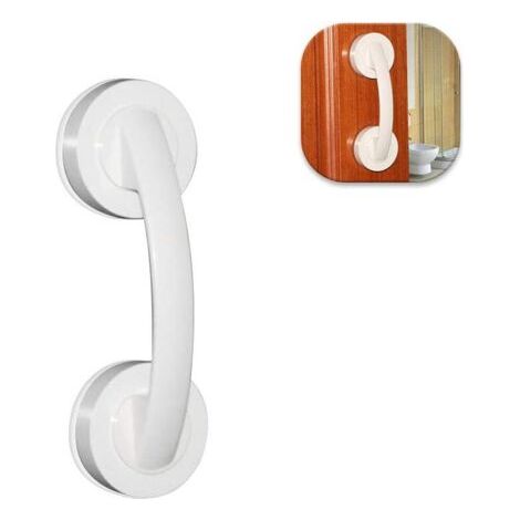 Poignée de Porte à Ventouse salle de bains anti-glissement aspirer les rails, poignée de mobilité portable avec ventouse super forte pour fenêtre de salle de douche (1/4)