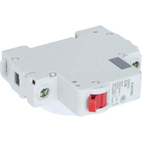 Modularer Leitungsschutzschalter 1P 16A 230V/400V, DIN-Schienenmontage, Niederspannung, Leitungsschutz, Miniatur-Automatikschalter (1/5)