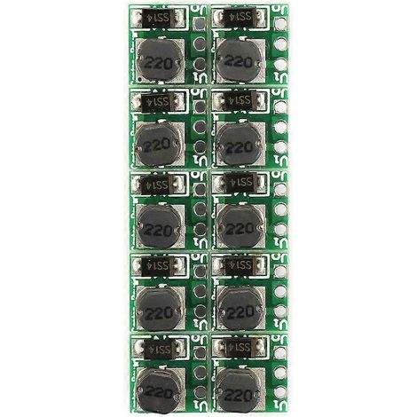 10 Stück 1,5 V 1,8 V 2,8 V 3 V 3,3 V 3,7 V 4,2 V auf 5 V DC-DC-Aufwärtswandlermodul T64