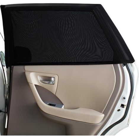 CCYKXAPare Soleil Voiture Bébé,2 Pièces Haute Élasticité Protection Soleil Voiture Bebe,Chaussette Voiture Soleil pour Enfants,Bloquer Les Rayons UV (1/5)
