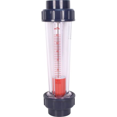 Débitmètre 12000-60000L/h à ludion - flotteur ABS - Raccords PVC 75 mm à coller (1/5)