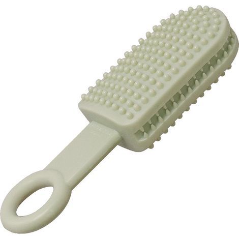 Nuevo palito para la dentición de mascotas, cepillo de dientes para perros, juguetes anti-mordeduras y artículos interactivos para el adiestramiento canino (verde). (1/5)