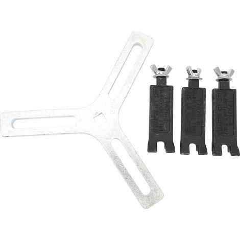 Adjustable fuel tank cap wrench 23-190mm - Locking ring removal tool for vehicles (3 jaws) (1/5)