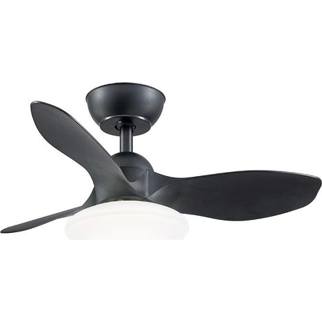 Ventilateur DC 36 W, 2880 lm, 3 pales, 82D, 3000K/4500K/6000K, télécommande, minuterie, mémoire, idéal pour une climatisation efficace. (1/5)