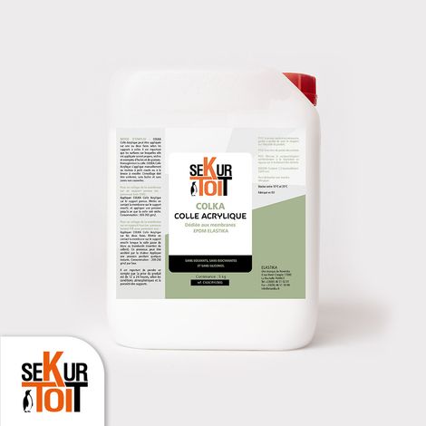 Colle acrylique EPDM toiture – partie courante 5 kg – SEKURTOIT