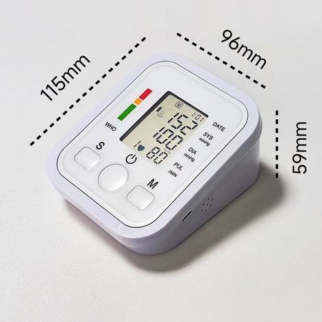 Tensiomètre Électronique Automatique avec Brassard 8.7-12.6 Pouce, Écran LCD Grand, Affichage Audio pour Surveillance Cardiaque, Double Utilisateur, Portable (1/4)