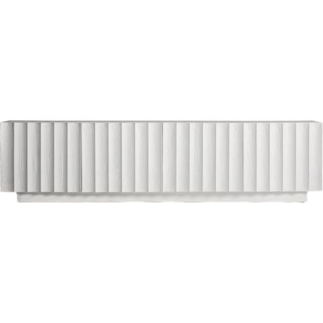 Meuble de rangement 4 portes résine blanc KILKEY 220cm (1/5)