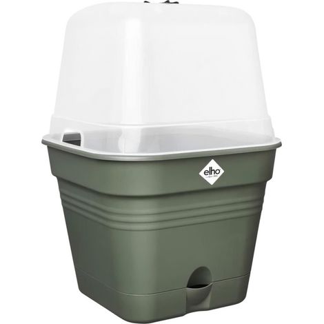 Elho Green Basics Growpot Square Allin1 20 Leaf Green Vaso Da Coltivazione Quadrato