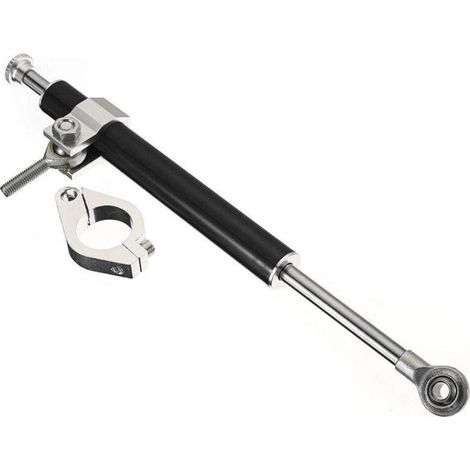 Amortisseur de direction réglable, stabilisateur de moto, amortisseur en titane modifié, stabilisateur de guidon à longue barre en titane (1/4)