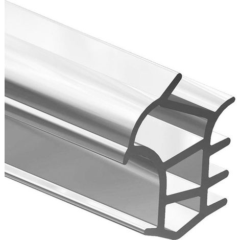 Joint d'huisserie en acier K2652z. à insérer W-PVC gris. L 5.2mtr (Par 20)