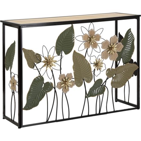 Console Design en Métal "Spring" 108cm Multicolore (1/5)