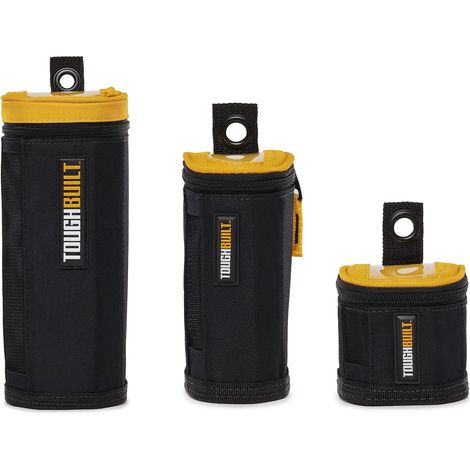 ToughBuilt TOU-192-B Torre ottagonale, confezione da 3 di 3, nero, piccolo