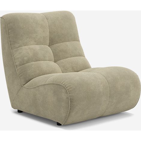 Modulares Samt-Sofa, 1-Sitzer, im zeitgenössischen Stil Gardena - Beige (1/5)