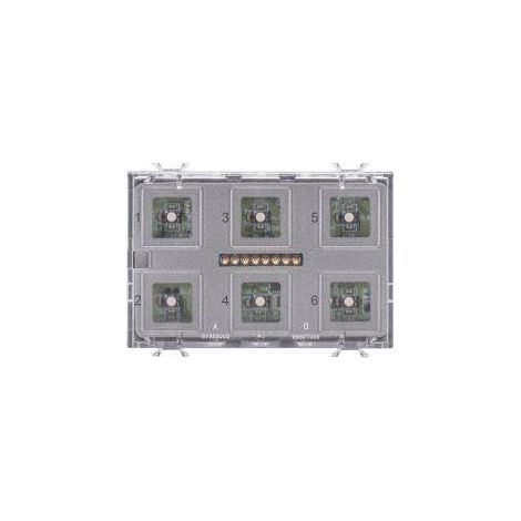 POUSSOIRS MOD. 6 CAN.KNX SYMB.INTERC. GEWISS GWA9421