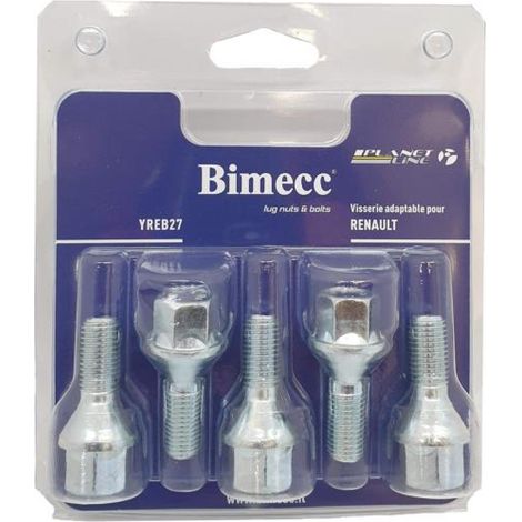 5 VIS TYPE ORIGINE SOUS BLISTER POUR RENAULT 12X1.5X24