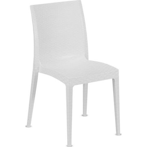 SEDIA IMPILABILE 'MADAM' Colore Bianco