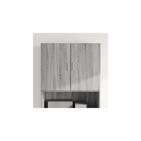 Armoire murale sonoma gris 80x42,5x64 bois d'ingénierie (1/5)