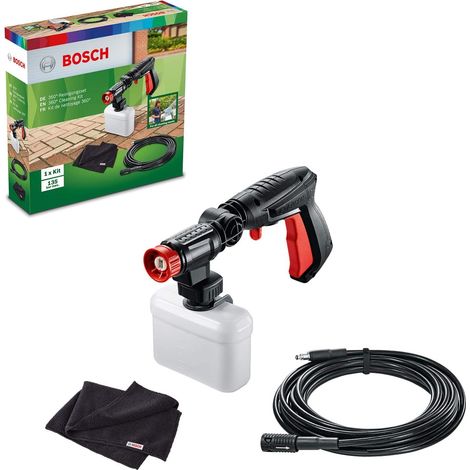 Kit de limpieza multitareas Bosch con pistola 360 grados