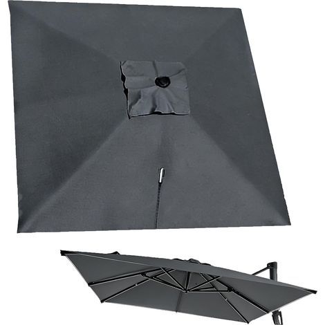 Sonnenschirm-Ersatzdach, versetztes Ersatz-Sonnenschirmdach für Hof, Garten, Strand, UV-Schutz, 8 Rippen-280 cm, Orange (1/5)