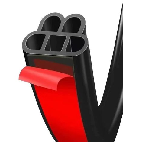 Joint d'étanchéité pour portières de voiture de 30 m - Double couche auto-adhésive - Insonorisant - Résistant aux intempéries - Convient aux pick-ups, SUV, camping-cars et bateaux (1/5)