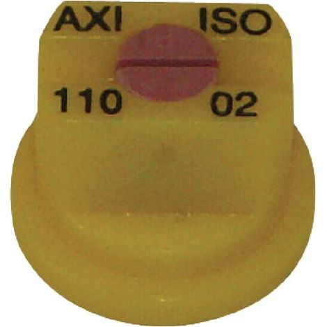 Tobera est谩ndar doble chorro plano AXI 110掳 02 amarillo cer谩mica Albuz ALBUZ AXI11002
