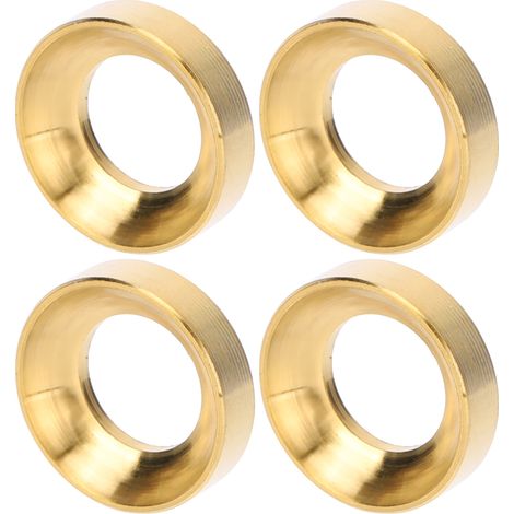4 vis, entretoises et boulons en alliage de titane pour VTT, joint concave d'étrier de frein, M6, or (1/5)