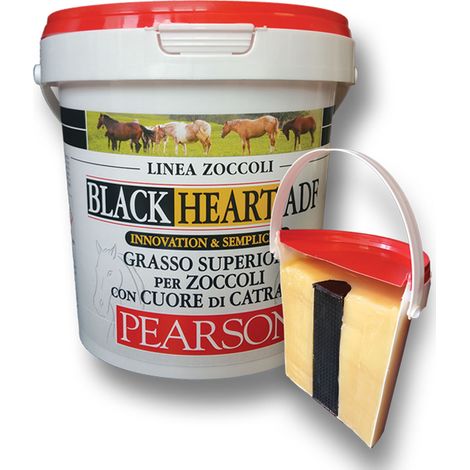 BLACK HEART ADF Pearson grasso superiore per zoccoli con cuore di catrame vegetale 1000 ml