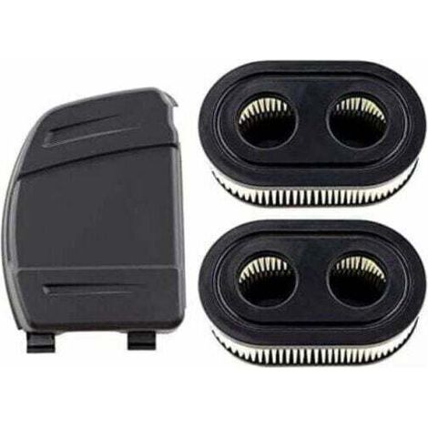 YMYNY Set di 2 filtri dell'aria con coperchio per motori Briggs & Stratton 550E, 575EX, 575IS, 625EXI, 650EXI, 675EXI, 675IS, sostituisce i pezzi 594106, 798339, 798452, 593260.