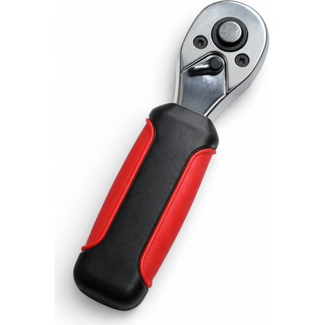 Mini Cricchetto Reversibile 1/4'' A Sgancio Rapido per Bussole Officina  201