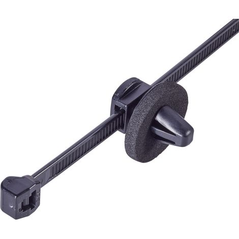 HellermannTyton 150-37799 T50ROSSFT6,5 16-3MD Kabelbinder 200 mm 4.60 mm Schwarz mit Spreizanker am (1/3)