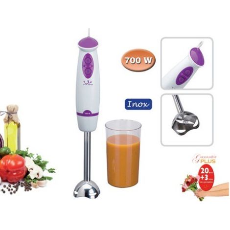 FPLUS batidora jata varilla metalica jebt1818 700w , 700 W
Doble cuchilla
Incluye vaso medidor
Función TURBO