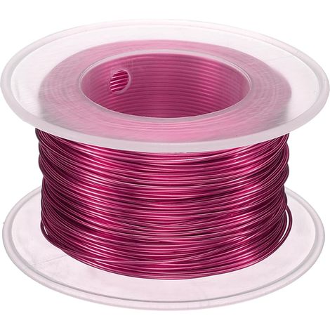 Fil Bonsai Anodisé Calibre 0.8mm Pour Arbre Bonsai Rouge Bordeaux (1/5)
