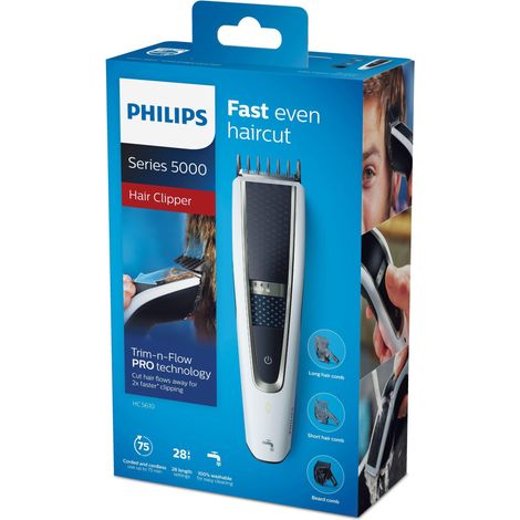 Philips 5000 series Hairclipper series 5000 HC5610/15 Cortapelos lavable (1/2)