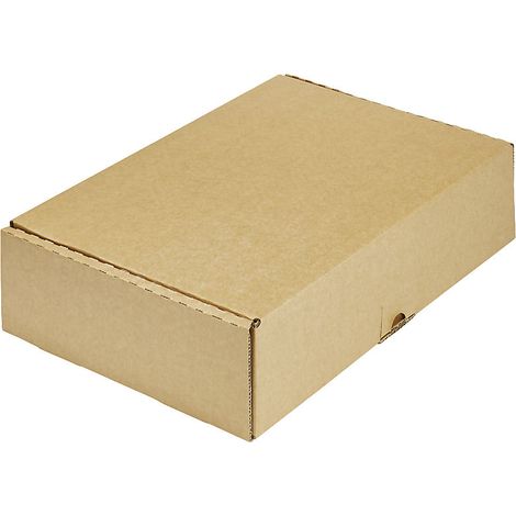 ratioform terra, Boîte pliante, simple cannelure, marron, (1/5)