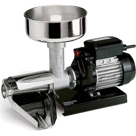 Reber 20800N Passapomodoro Elettrico 450W 70-140 Kg-h 3 Accessori in Acciaio Inox Made in Italy