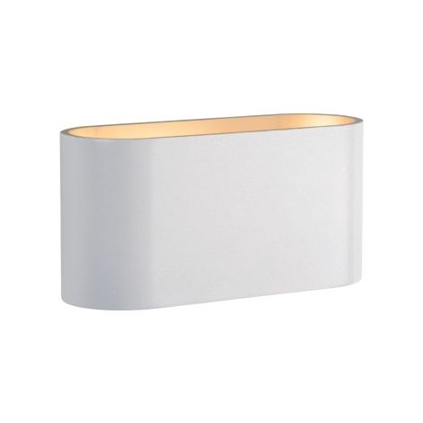 Spectrum - Applique murale intu00e9rieur bi-directionnelle - Squalla G9 blanc - IP20 - Ru00e9f : SLIP006001