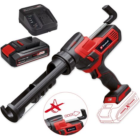 Einhell Power X-Change Cordless 18v Sealing Gun TE-SG 18/10 Li Solo + 2.5Ah Kit (1/5)