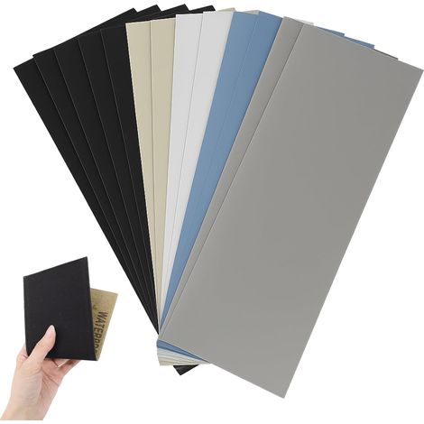14PCS Papier De Verre 1000/1500/2000/3000/4000/5000/10000 Papier Abrasif Sec À Grain Sec Pour Bois Pour Ponçage Sec Ou Humide, Idéal Pour Métal, Plastique, Polissage Automobile Et Bricolage (1/5)