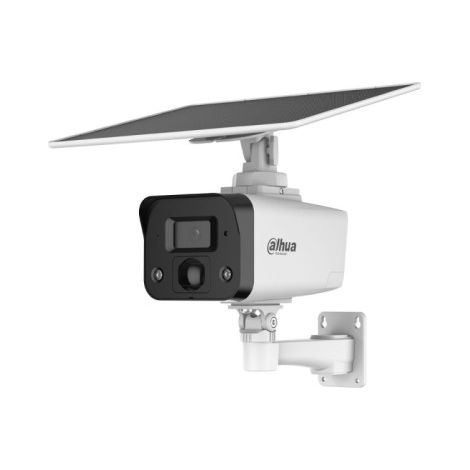 (IPC-HFW2441DG-4G-SP-B) DAHUA CAMARA IP BULLET CON PANEL SOLAR INTEGRADO, CAMARA 4MP SMART DUAL LIGHT, IP67, SMD, 4G, IR30M, SOPORTA MICROSD 512GB, FI