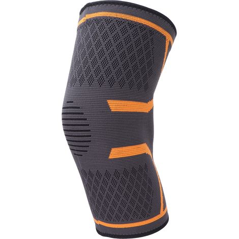 Manchon de compression pour genou respirant et antidérapant, protection genouillère homme et femme (taille L) (1/5)