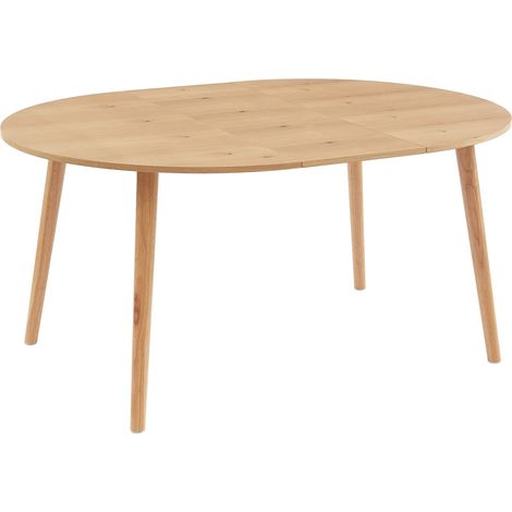 Table Extensible placage chêne 120 à 160cm (1/5)